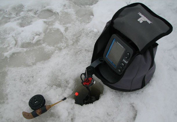 рыбалка зимой с эхолотом
