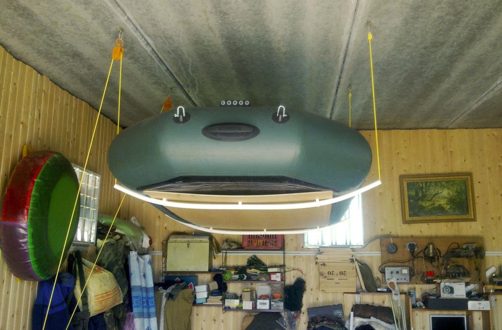 Хранение лодки ПВХ в гараже зимой